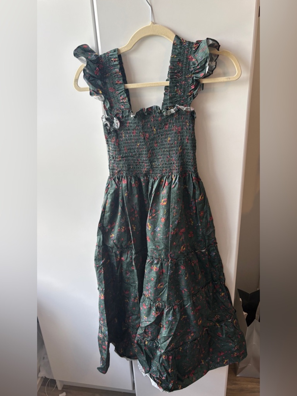 Hill House Green Floral Ellie Dress